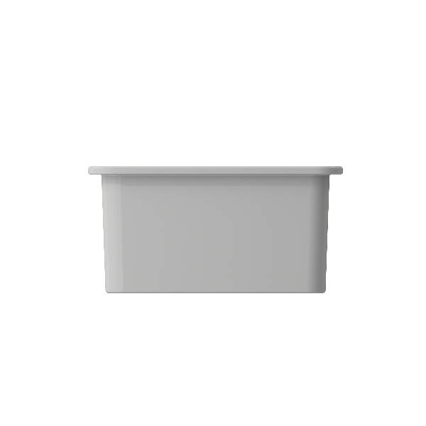 BOCCHI 1359-0120 Undermount Fireclay Kitchen Sink with Grid and Strainer
