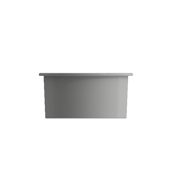BOCCHI 1361-0120 Round Undermount Fireclay 18.5" Single Bowl Kitchen Sink