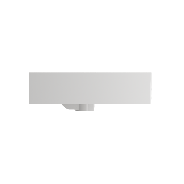 BOCCHI 1377-XXX-0127 Milano 32 Wall-Mounted Fireclay Sink with Overflow