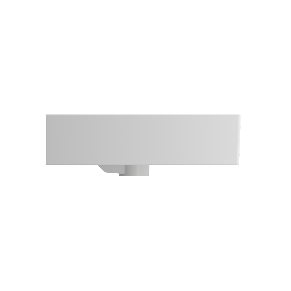 BOCCHI 1377-XXX-0126 Milano Wall-Mounted Fireclay Sink with Overflow
