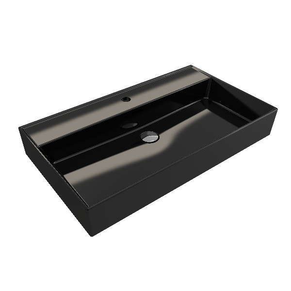 BOCCHI 1377-XXX-0126 Milano Wall-Mounted Fireclay Sink with Overflow