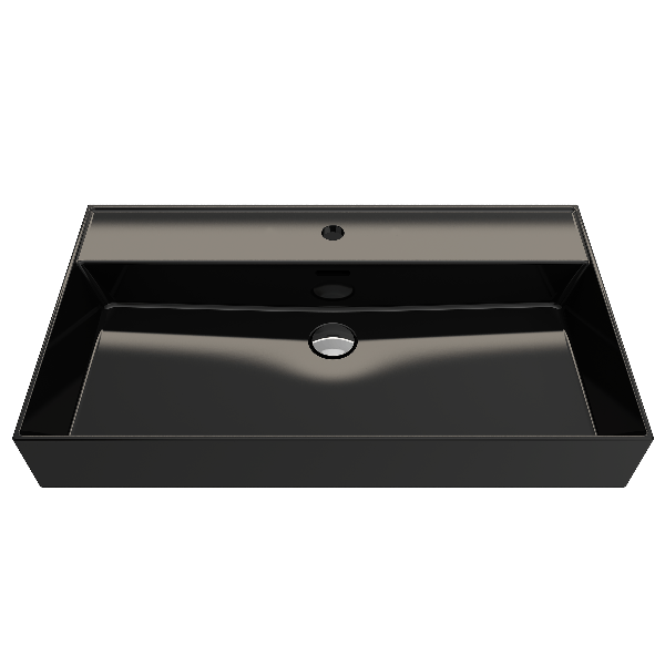 BOCCHI 1377-XXX-0126 Milano Wall-Mounted Fireclay Sink with Overflow