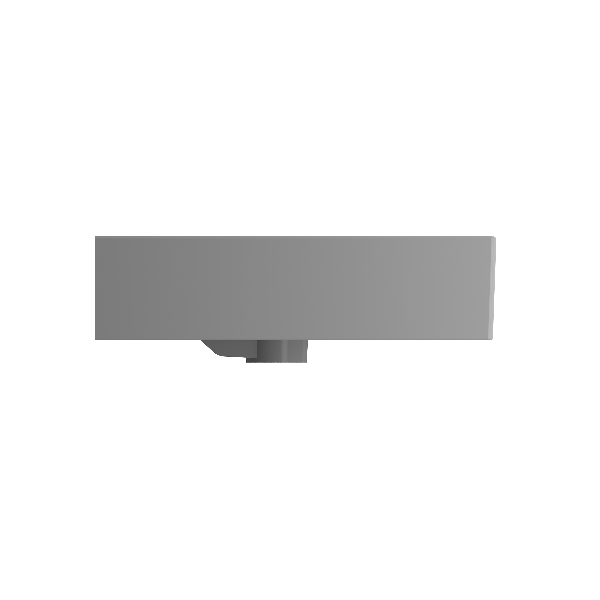 BOCCHI 1377-XXX-0127 Milano 32 Wall-Mounted Fireclay Sink with Overflow