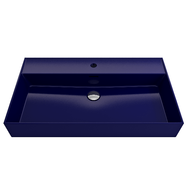 BOCCHI 1377-XXX-0126 Milano Wall-Mounted Fireclay Sink with Overflow