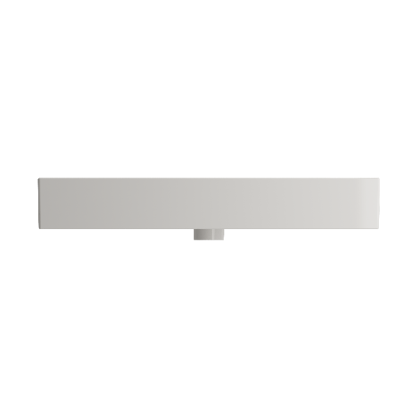 BOCCHI 1377-XXX-0127 Milano 32 Wall-Mounted Fireclay Sink with Overflow