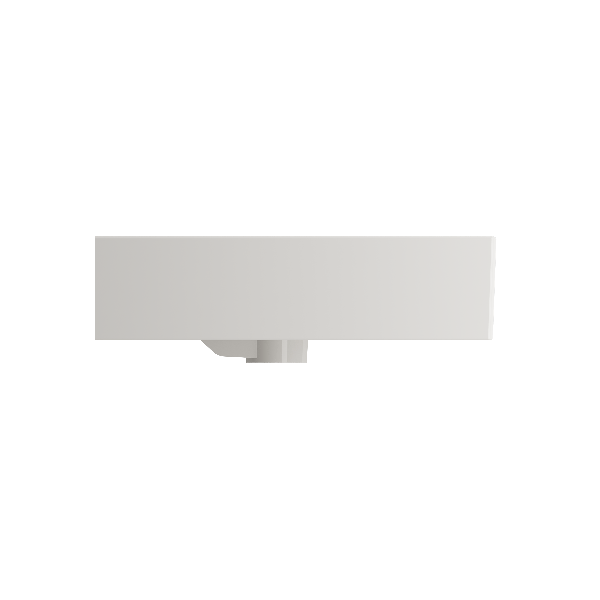 BOCCHI 1377-XXX-0127 Milano 32 Wall-Mounted Fireclay Sink with Overflow