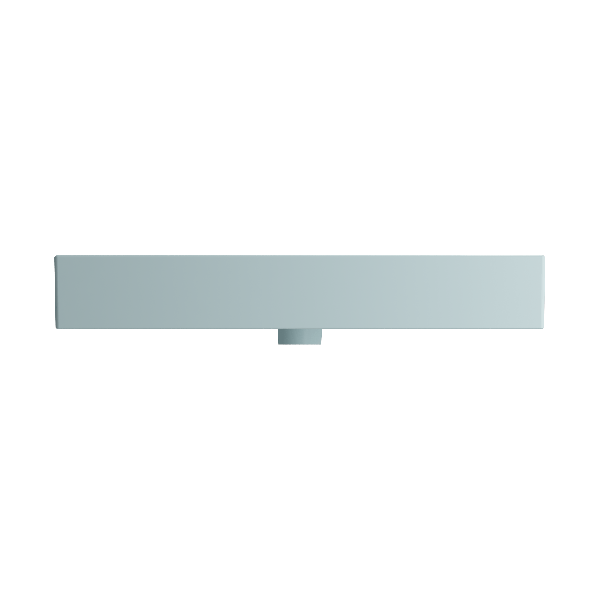 BOCCHI 1377-XXX-0126 Milano Wall-Mounted Fireclay Sink with Overflow