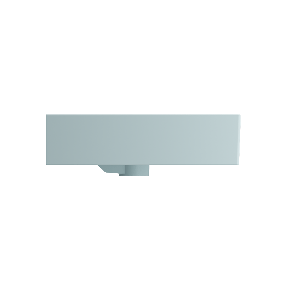 BOCCHI 1377-XXX-0126 Milano Wall-Mounted Fireclay Sink with Overflow