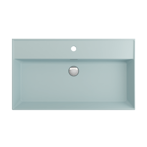 BOCCHI 1377-XXX-0126 Milano Wall-Mounted Fireclay Sink with Overflow