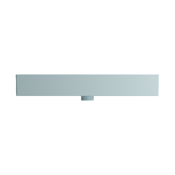 BOCCHI 1377-XXX-0127 Milano 32 Wall-Mounted Fireclay Sink with Overflow