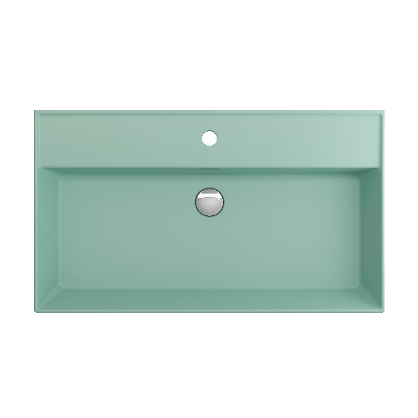 BOCCHI 1377-XXX-0126 Milano Wall-Mounted Fireclay Sink with Overflow