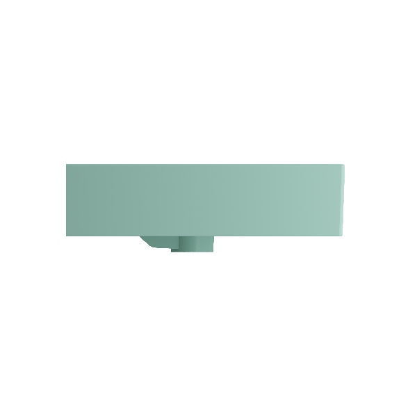 BOCCHI 1377-XXX-0127 Milano 32 Wall-Mounted Fireclay Sink with Overflow