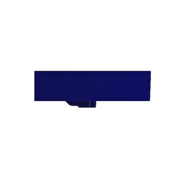 BOCCHI 1378-XXX-0126 Milano 39.75 Inch 1-Hole WallMounted Fireclay Sink Overflow