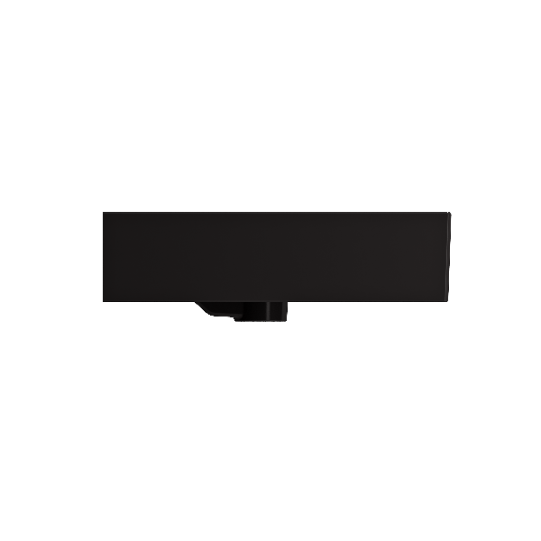 BOCCHI 1378-XXX-0127 Milano 39.75 Inch 3-Hole Wall-Mounted Fireclay Sink with Ov