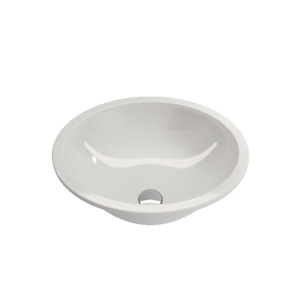 BOCCHI 1384-XXX-0125 Parma 22 Inch Undermount Fireclay Sink with Overflow