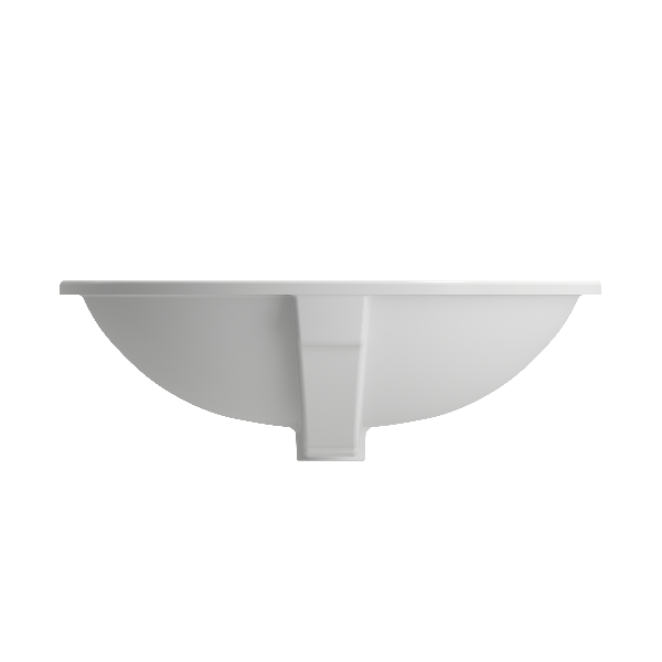 BOCCHI 1384-XXX-0125 Parma 22 Inch Undermount Fireclay Sink with Overflow