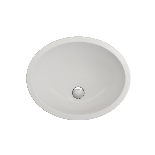 BOCCHI 1384-XXX-0125 Parma 22 Inch Undermount Fireclay Sink with Overflow