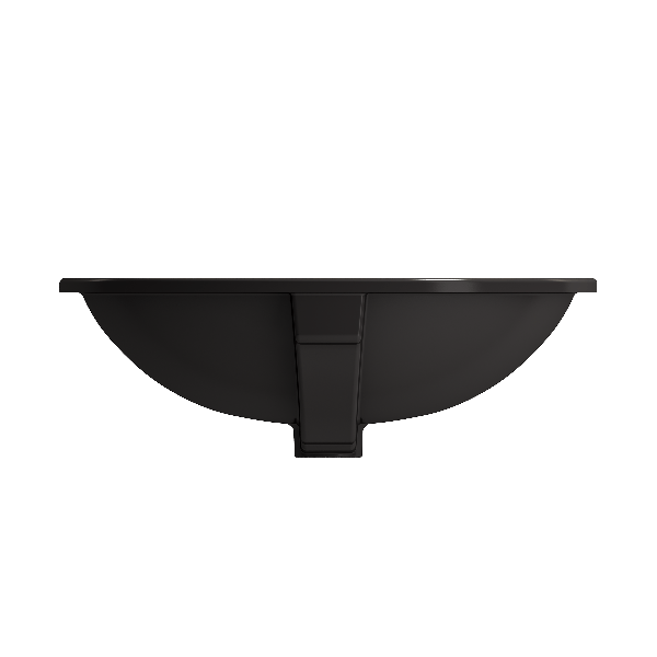 BOCCHI 1384-XXX-0125 Parma 22 Inch Undermount Fireclay Sink with Overflow