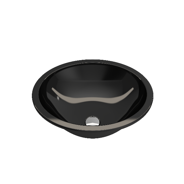 BOCCHI 1384-XXX-0125 Parma 22 Inch Undermount Fireclay Sink with Overflow