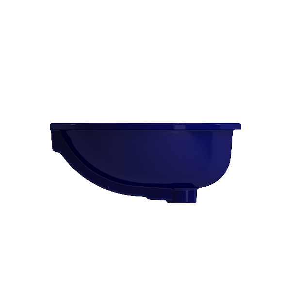 BOCCHI 1384-XXX-0125 Parma 22 Inch Undermount Fireclay Sink with Overflow