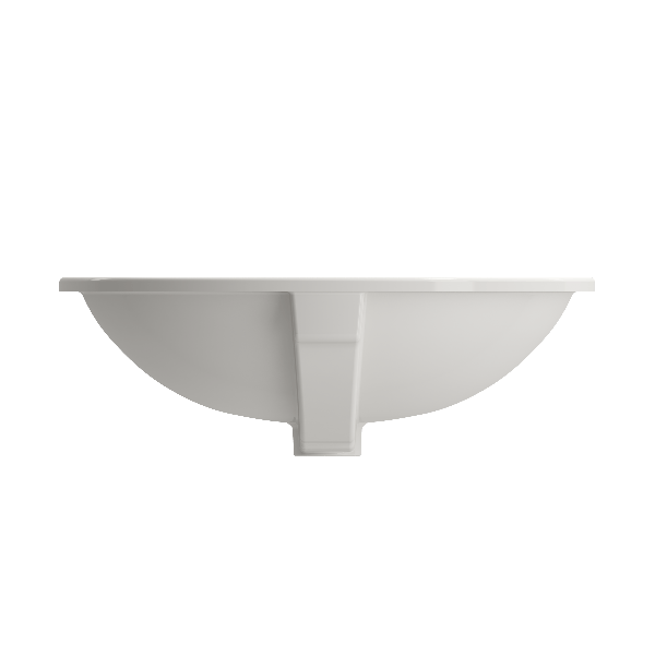 BOCCHI 1384-XXX-0125 Parma 22 Inch Undermount Fireclay Sink with Overflow