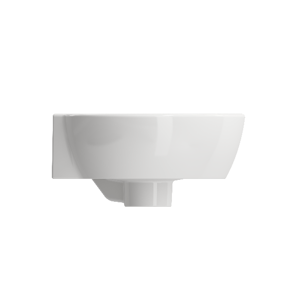 BOCCHI 1392-XXX-0126 Milano Corner Sink Fireclay 12 in. 1-Hole
