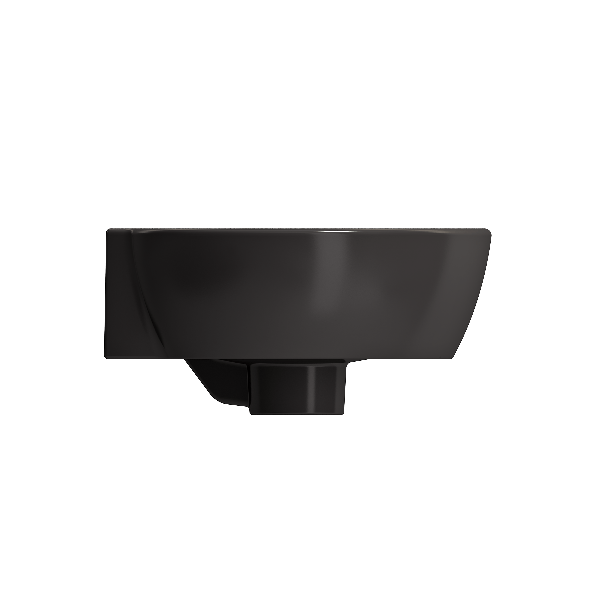 BOCCHI 1392-XXX-0126 Milano Corner Sink Fireclay 12 in. 1-Hole