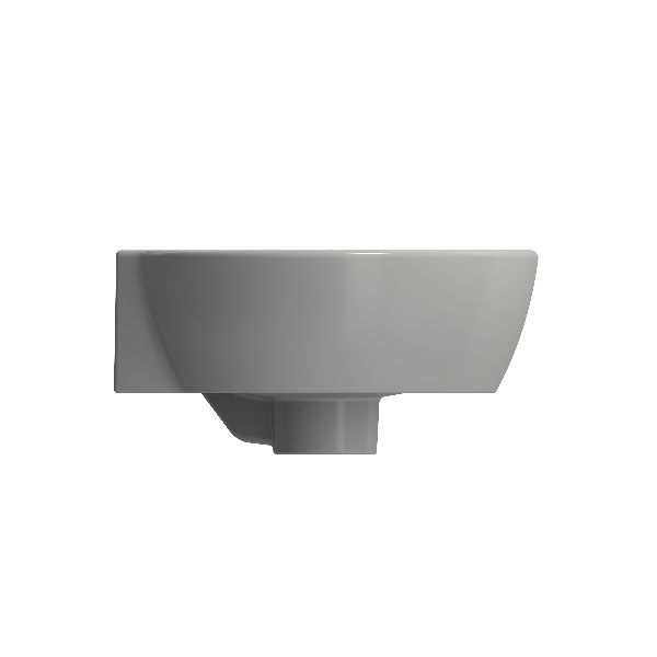 BOCCHI 1392-XXX-0126 Milano Corner Sink Fireclay 12 in. 1-Hole