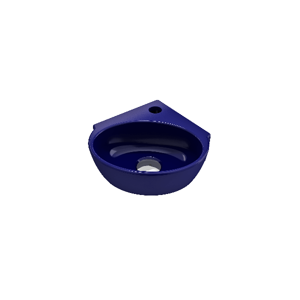 BOCCHI 1392-XXX-0126 Milano Corner Sink Fireclay 12 in. 1-Hole