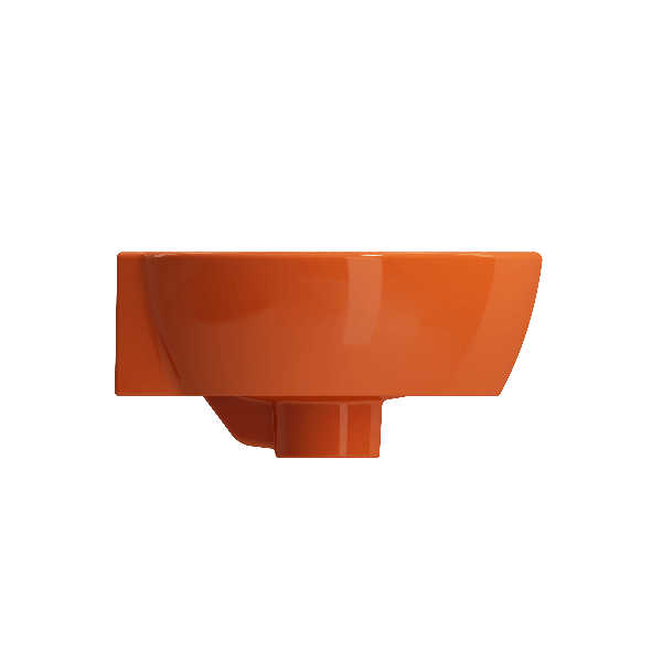 BOCCHI 1392-XXX-0126 Milano Corner Sink Fireclay 12 in. 1-Hole