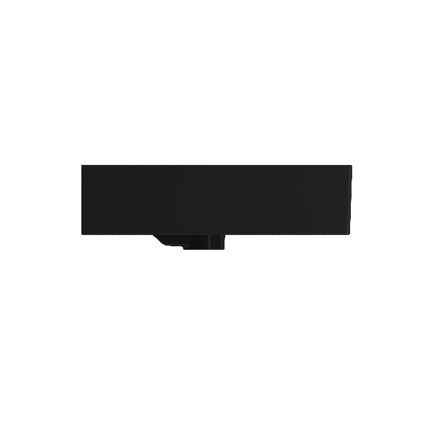 BOCCHI 1394-XXX-0126 Milano 47.75 Inch 1-Hole Wall-Mounted Fireclay Sink with Ov