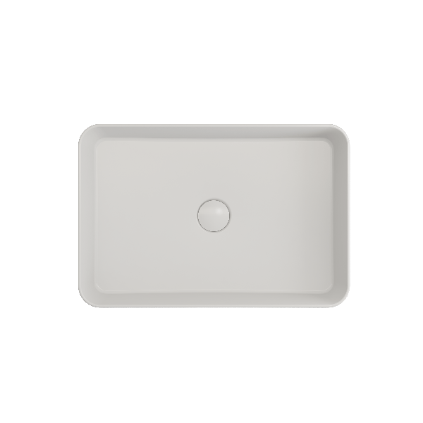 BOCCHI 1476-XXX-0125 Sottile 21.5 Inch Rectangle Vessel Fireclay Sink with Match