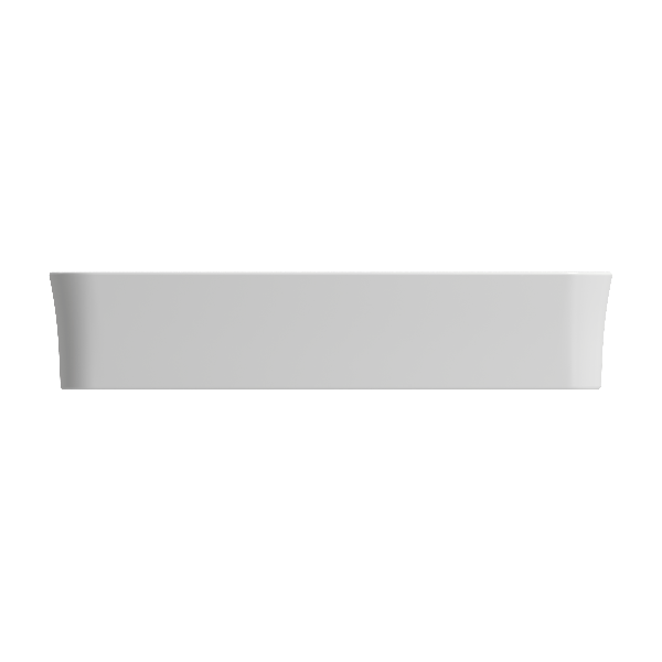 BOCCHI 1476-XXX-0125 Sottile 21.5 Inch Rectangle Vessel Fireclay Sink with Match