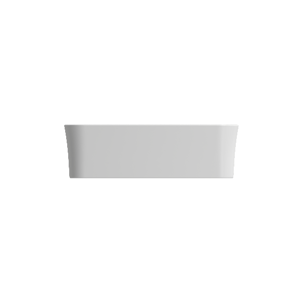 BOCCHI 1476-XXX-0125 Sottile 21.5 Inch Rectangle Vessel Fireclay Sink with Match