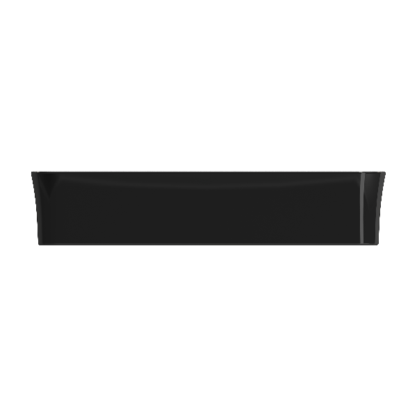 BOCCHI 1476-XXX-0125 Sottile 21.5 Inch Rectangle Vessel Fireclay Sink with Match