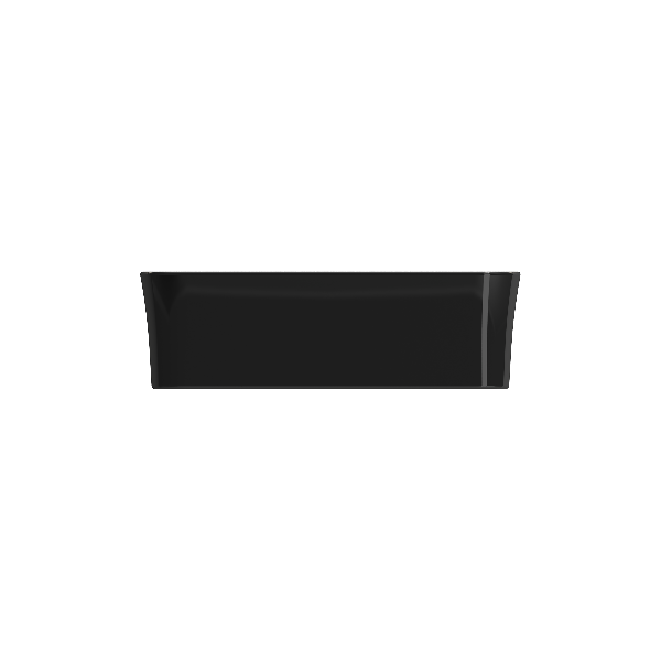 BOCCHI 1476-XXX-0125 Sottile 21.5 Inch Rectangle Vessel Fireclay Sink with Match