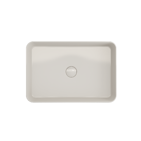 BOCCHI 1476-XXX-0125 Sottile 21.5 Inch Rectangle Vessel Fireclay Sink with Match