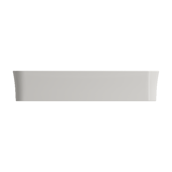 BOCCHI 1476-XXX-0125 Sottile 21.5 Inch Rectangle Vessel Fireclay Sink with Match