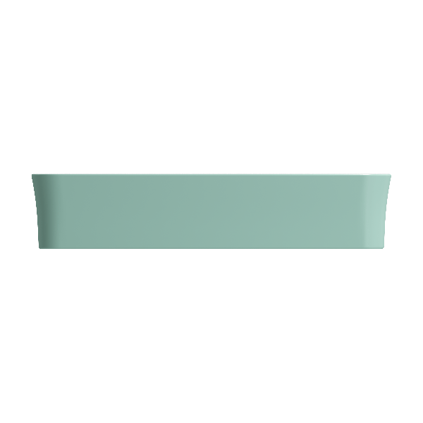 BOCCHI 1476-XXX-0125 Sottile 21.5 Inch Rectangle Vessel Fireclay Sink with Match