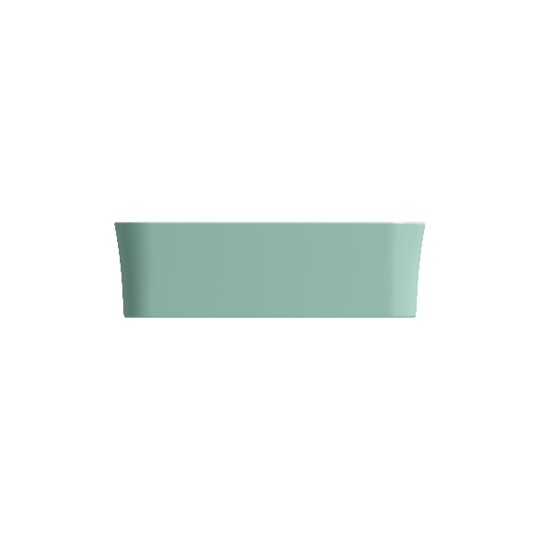 BOCCHI 1476-XXX-0125 Sottile 21.5 Inch Rectangle Vessel Fireclay Sink with Match