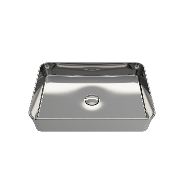 BOCCHI 1476-XXX-0125 Sottile 21.5 Inch Rectangle Vessel Fireclay Sink with Match