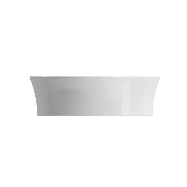BOCCHI 1478-XXX-0125 Sottile 15 Inch Round Vessel Fireclay with Matching Drain C