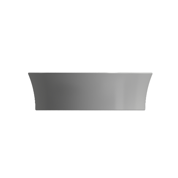 BOCCHI 1478-XXX-0125 Sottile 15 Inch Round Vessel Fireclay with Matching Drain C