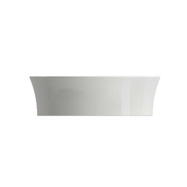 BOCCHI 1478-XXX-0125 Sottile 15 Inch Round Vessel Fireclay with Matching Drain C