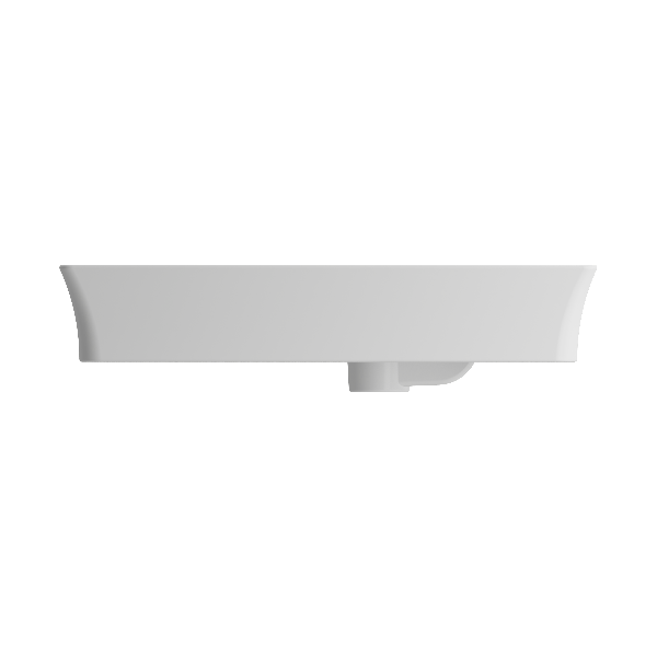 BOCCHI 1479-XXX-0126 Sottile 23.5 Inch 1-Hole Rectangle Vessel Fireclay Faucet D