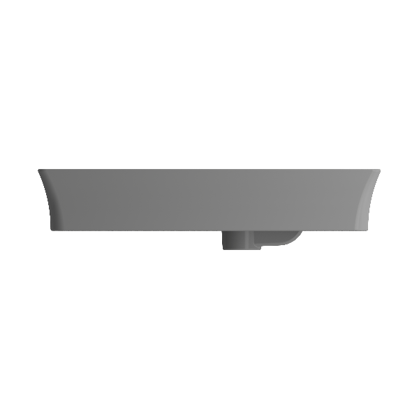 BOCCHI 1479-XXX-0126 Sottile 23.5 Inch 1-Hole Rectangle Vessel Fireclay Faucet D