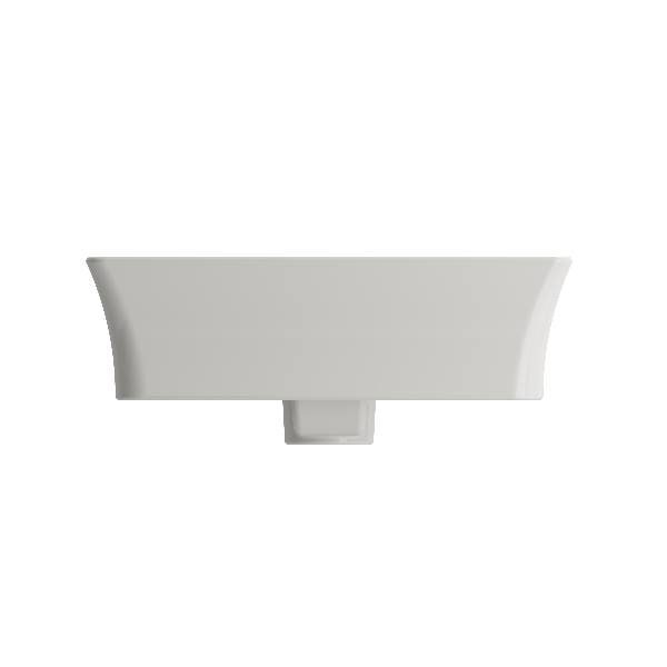 BOCCHI 1479-XXX-0126 Sottile 23.5 Inch 1-Hole Rectangle Vessel Fireclay Faucet D