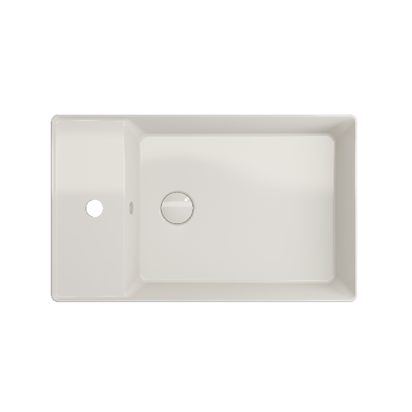 BOCCHI 1479-XXX-0126 Sottile 23.5 Inch 1-Hole Rectangle Vessel Fireclay Faucet D