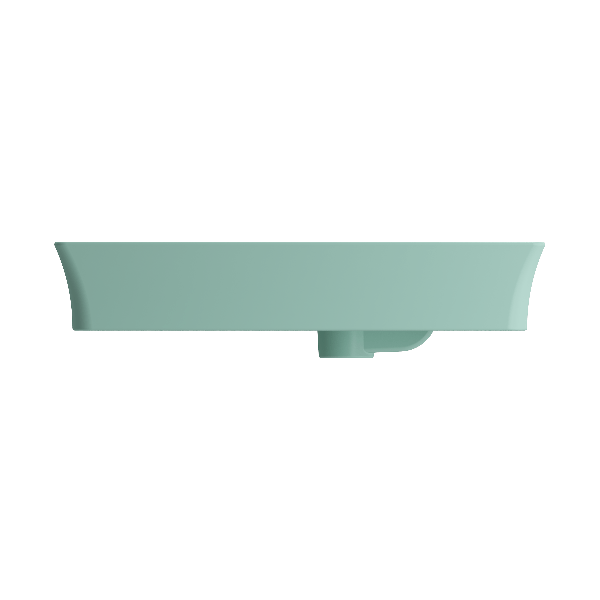 BOCCHI 1479-XXX-0126 Sottile 23.5 Inch 1-Hole Rectangle Vessel Fireclay Faucet D
