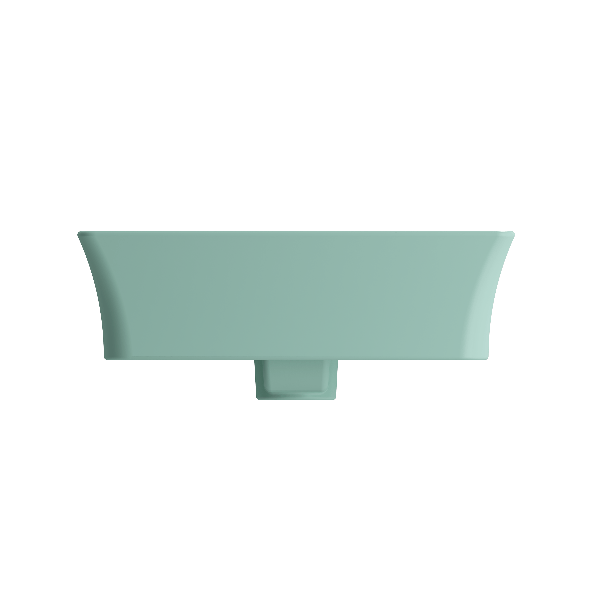 BOCCHI 1479-XXX-0126 Sottile 23.5 Inch 1-Hole Rectangle Vessel Fireclay Faucet D